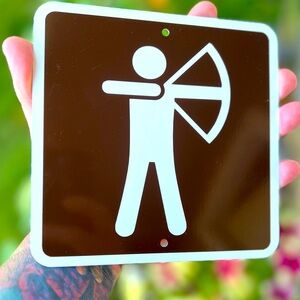 Archery / Bowhunter Metal Sign 6”x6”